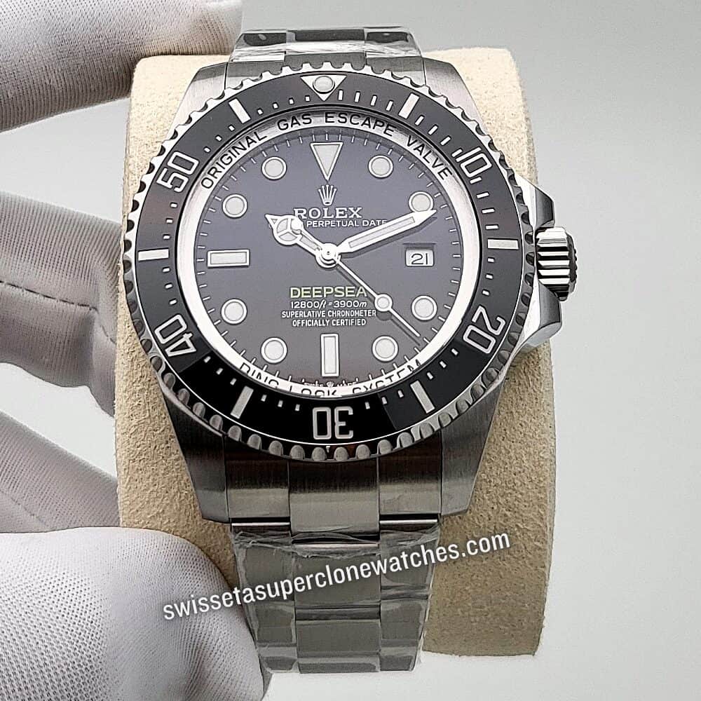Rolex Deepsea D-Blue 44mm Oystersteel Bracelet Swiss ETA 3235 Automatic Movement Replica Top Quality Exact 11 Super Clone Watch (1)