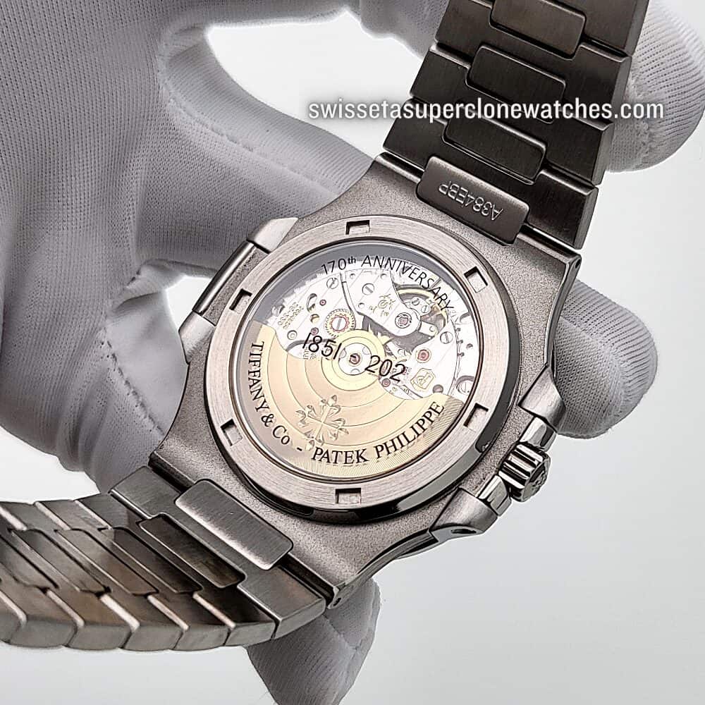 Patek Philippe Nautilus 40mm Tiffany & Co 57111A-018 Swiss ETA 26-330 S C Automatic Movement Replica Top Quality Exact 11 Super Clone Watch (2)