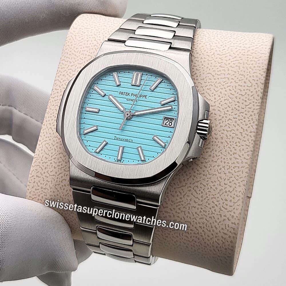 Patek Philippe Nautilus 40mm Tiffany & Co 57111A-018 Swiss ETA 26-330 S C Automatic Movement Replica Top Quality Exact 11 Super Clone Watch (4)