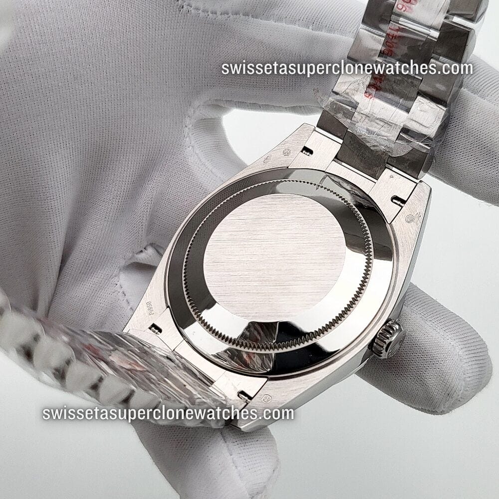 Rolex Day-Date 40mm White Gold Slate Dial Swiss ETA 3255 Automatic Movement Replica Top Quality Exact 11 Super Clone Watch (2)