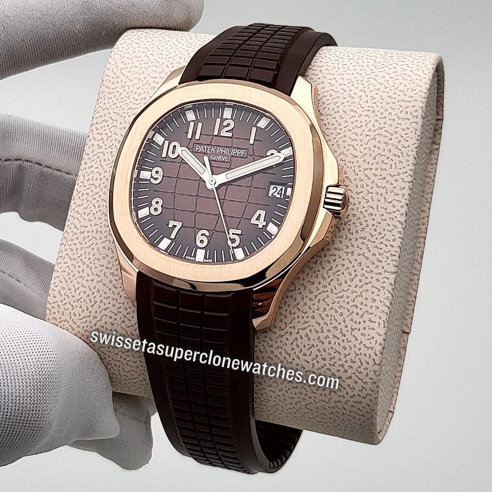 Patek Philippe Aquanaut Rose Gold 5167R-001 Brown Dial 40.8mm Swiss ETA 26-330 S C430 Automatic Movement Replica Top Quality Exact