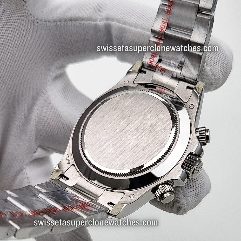 Rolex Cosmograph Daytona White Gold Bright Blue Dial 40mm Swiss ETA 4131 Automatic Movement Replica Top Quality Exact 11 Super Clon (5)